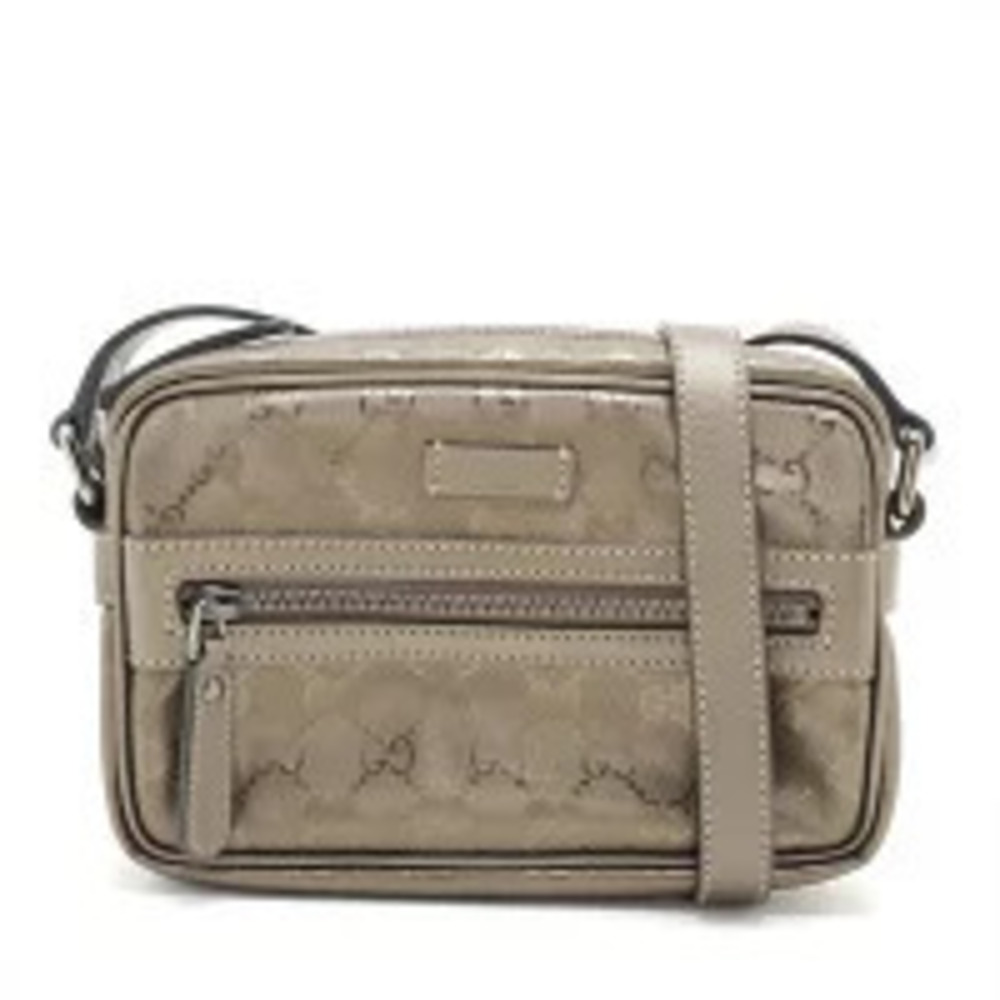 Gucci Bag Imprime GG Bronze Tan Gold Shoulder